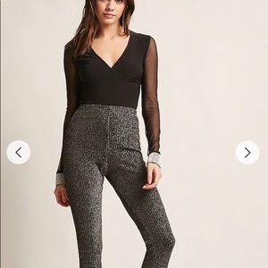 FOREVER 21 - Rhinestone Surplice Top